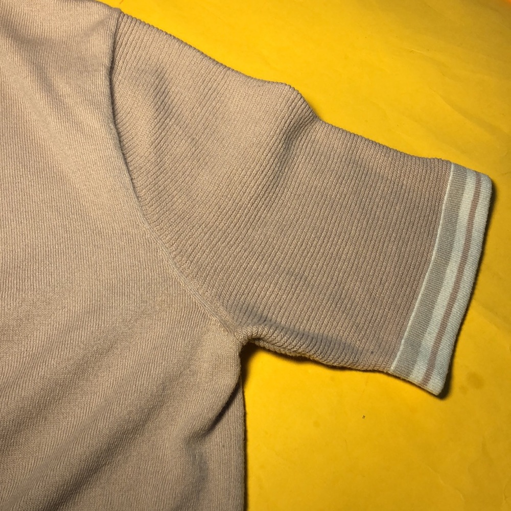 REISS short sleeve crew neck knit sweater - Picture 6 of 8